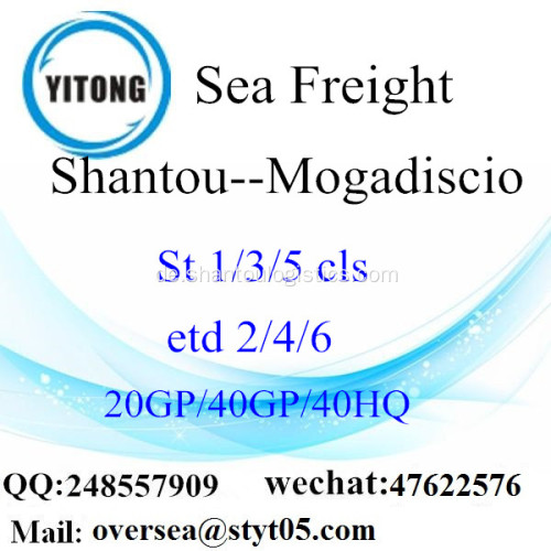 Shantou Port Seefracht Versand nach Mogadischu